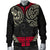 Maori Bomber Jacket - Polynesian Patterns Style - Men - Polynesian Pride