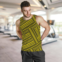 Polynesian Nation Yellow Hawaii Men's Tank Top - Polynesian Pride