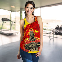 Hawaii Mauna Kea King Polynesian Women's Racerback Tank - Polynesian Pride