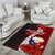 Philippines Polynesian Area Rug - Coat Of Arm With Hibiscus - Polynesian Pride