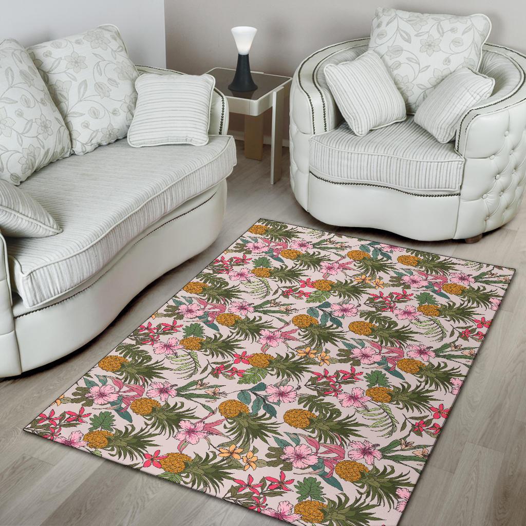 Tropical Pineaapple Rug - Polynesian Pride