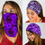 Hawaiian Hibiscus Purple Set Bandana 3-Pack One Size Purple - Polynesian Pride