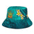 Tuvalu Polynesian Bucket Hat - Manta Ray Ocean - Polynesian Pride