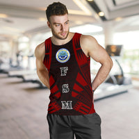 Federated States Of Micronesia Men Tank Top - Polynesian Tattoo Red - Polynesian Pride