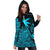 Guam Hoodie Dress - Guam Flag Coconut Tree Blue K4 - Polynesian Pride