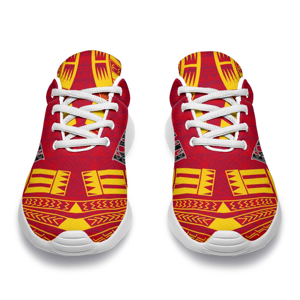 Kiribati Sport Sneakers - Polynesian Tattoo Flag - Polynesian Pride
