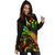 Kosrae Polynesian Hoodie Dress - Turtle With Blooming Hibiscus Reggae - Polynesian Pride