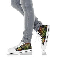 Polynesian High Top Shoes - Reggae Turtle - Polynesian Pride