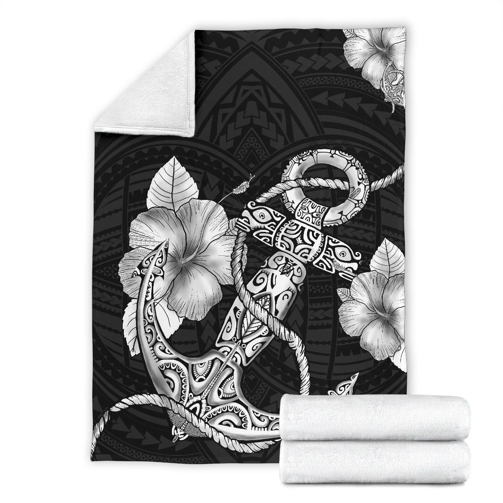 Polynesian Anchor Premium Blanket - Polynesian Pride