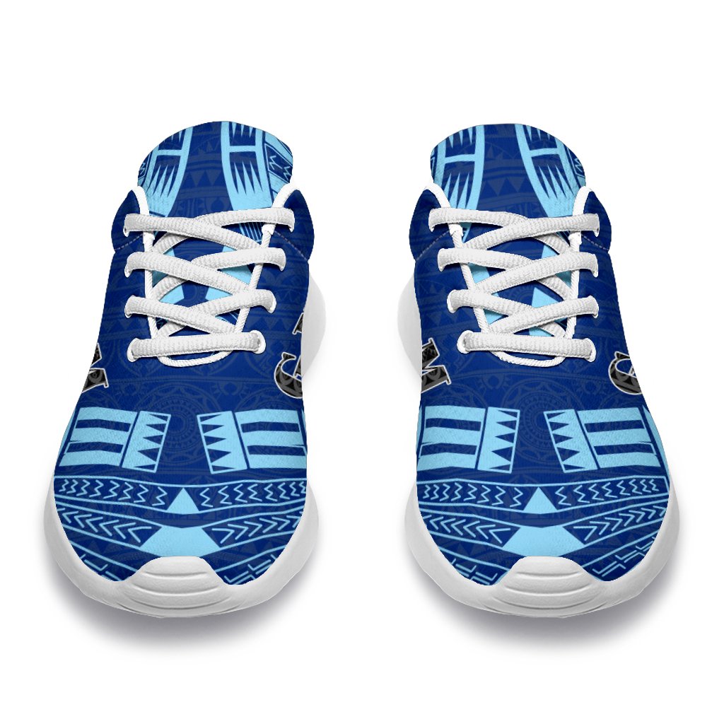 Guam Sport Sneakers - Polynesian Tattoo Flag - Polynesian Pride