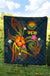 Federated States of Micronesia Polynesian Premium Quilt - Legend of FSM (Blue) - Polynesian Pride