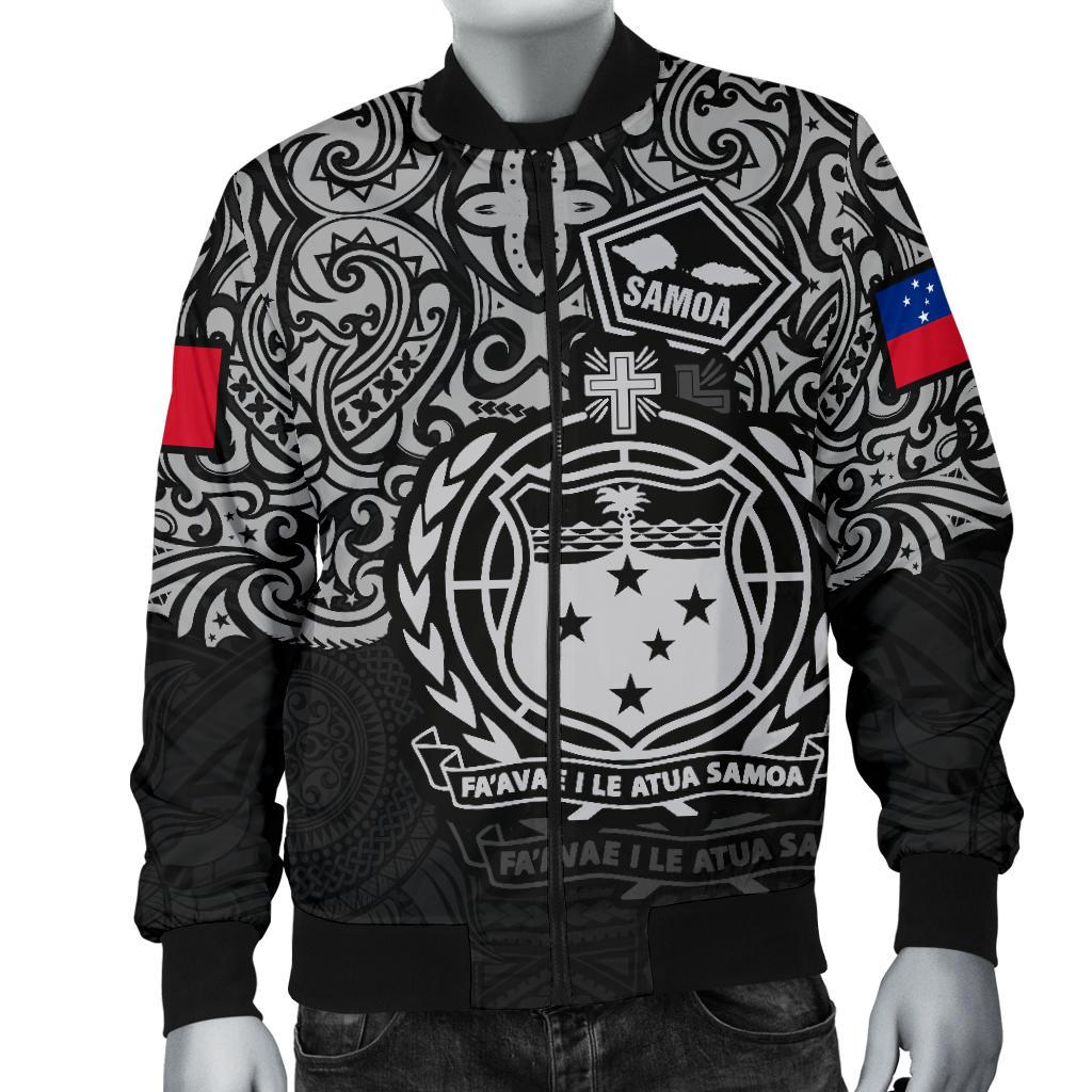 Samoa Polynesian Pride Bomber Jacket (Men) - Pride of Samoa - Polynesian Pride