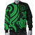 Palau Men's Bomber Jacket - Green Tentacle Turtle - Polynesian Pride