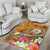 Samoa Area Rug - Turtle Plumeria (Gold) - Polynesian Pride