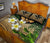 Kanaka Maoli (Hawaiian) Quilt Bed Set, Polynesian Plumeria Banana Leaves Gold - Polynesian Pride