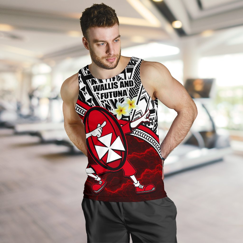 Dab Trend Style Rugby Men Tank Top Wallis and Futuna - Polynesian Pride