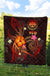 Federated States of Micronesia Polynesian Premium Quilt - Legend of FSM (Red) - Polynesian Pride