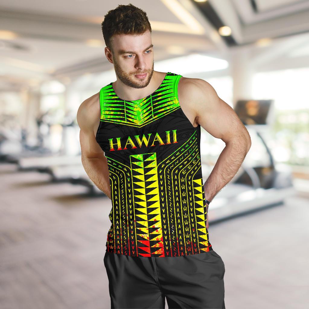 Hawaii Polynesia Tribal Men's Tank Top - Reggae Style - Polynesian Pride