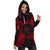 Chuuk Polynesian Hoodie Dress Map Red - Polynesian Pride