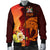 Fiji Men's Bomber Jacket - Tribal Tuna Fish - Polynesian Pride