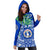 Northern Mariana Islands Rugby Women Hoodie Dress Coconut Leaves - CNMI - Polynesian Pride