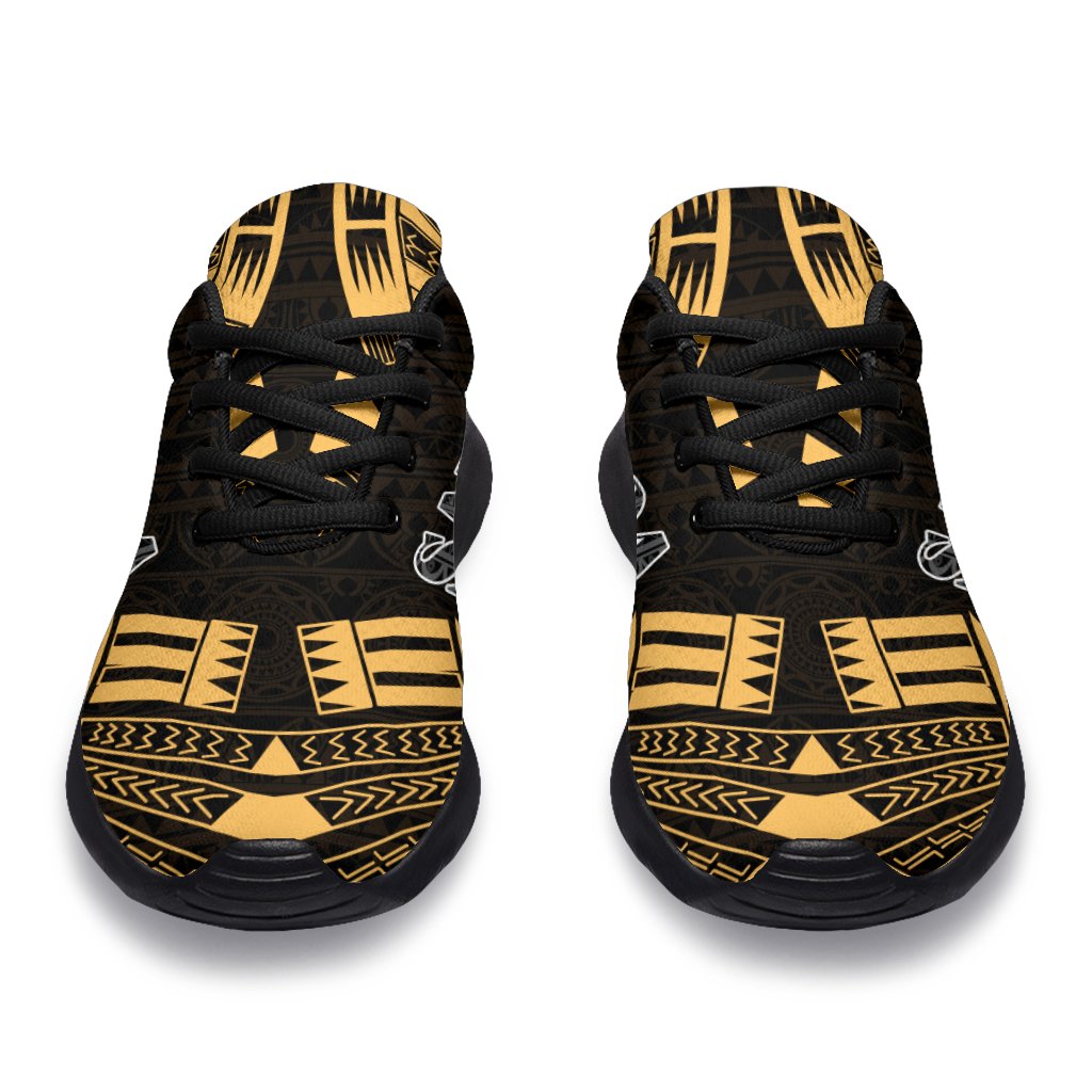 Samoa Sport Sneakers - Polynesian Tattoo Gold - Polynesian Pride