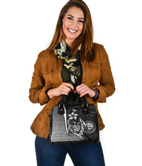 Federated States of Micronesia Shoulder Handbag White - Turtle With Hook - Polynesian Pride