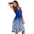 Samoa Custom Personalised Women's Dress - Polynesian Fog Blue - Polynesian Pride