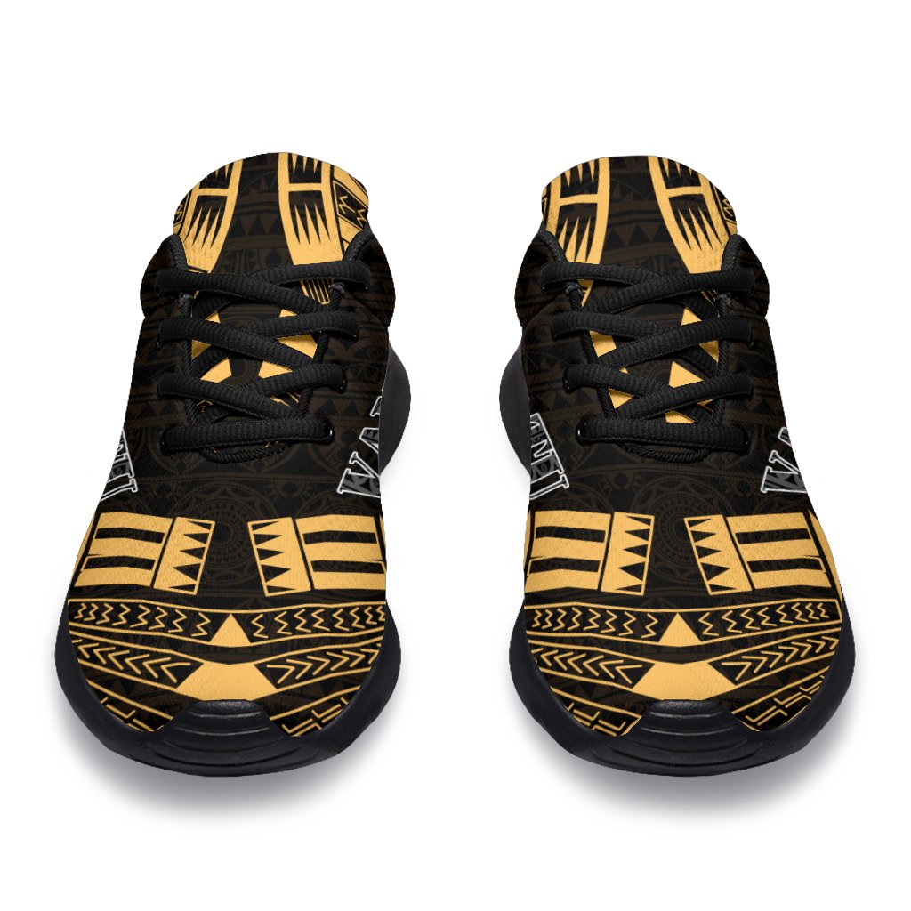 Vanuatu Sport Sneakers - Polynesian Tattoo Gold - Polynesian Pride