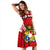 Tonga Rugby Women's Dress Royal Style - Polynesian Pride