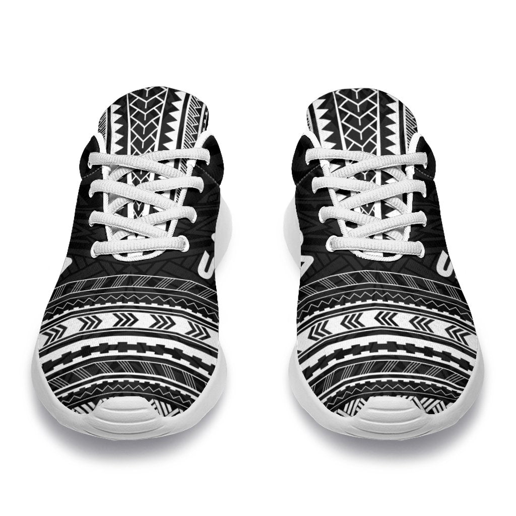 Samoa Sporty Sneakers - Polynesian Chief Black Version - Polynesian Pride