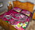 Guam Quilt Bed Set - Turtle Plumeria (Pink) - Polynesian Pride