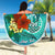 Tahiti Beach Blanket - Custom Personalised Tropical Flowers Style - Polynesian Pride