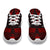 Wallis And Futuna Sport Sneakers - Polynesian Tattoo Red - Polynesian Pride