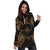 Yap Polynesian Hoodie Dress Map Gold - Polynesian Pride