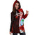 Guam Polynesian Hoodie Dress - Coat Of Arm With Hibiscus - Polynesian Pride