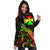 Wallis and Futuna Polynesian Hoodie Dress - Turtle With Blooming Hibiscus Reggae - Polynesian Pride