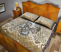 Maori Manaia The Golden Sea Quilt Bed Set - Polynesian Pride