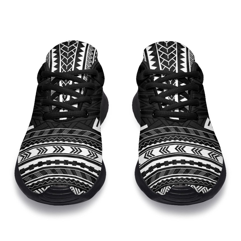 Fiji Sporty Sneakers - Polynesian Chief Black Version - Polynesian Pride