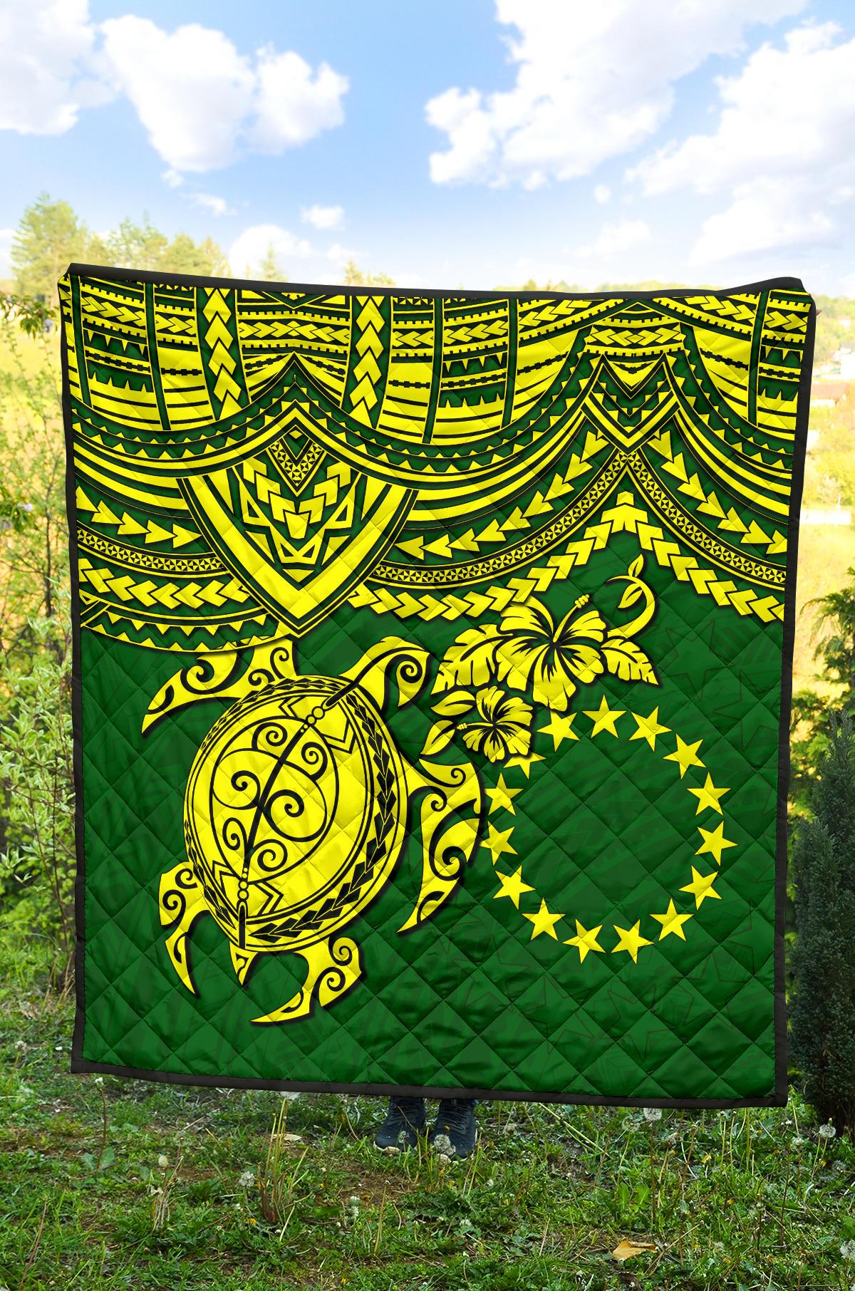 Cook Islands Polynesian Premium Quilt - Polynesian Turtle - Polynesian Pride