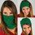 Polynesian Culture Green Bandana 3 - Pack Green One Size - Polynesian Pride