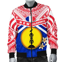 New Caledonia Rugby Men Bomber Jacket Polynesian - Polynesian Pride