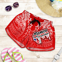 Samoa Polynesian Women's Short - Independence Day Red Version - Polynesian Pride