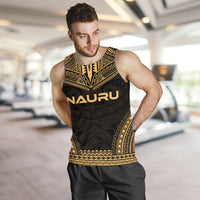 Nauru Men's Tank Top - Polynesian Chief Gold Version - Polynesian Pride
