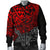 Guam Polynesian Bomber Jacket (Men) - Red Turtle Flowing - Polynesian Pride