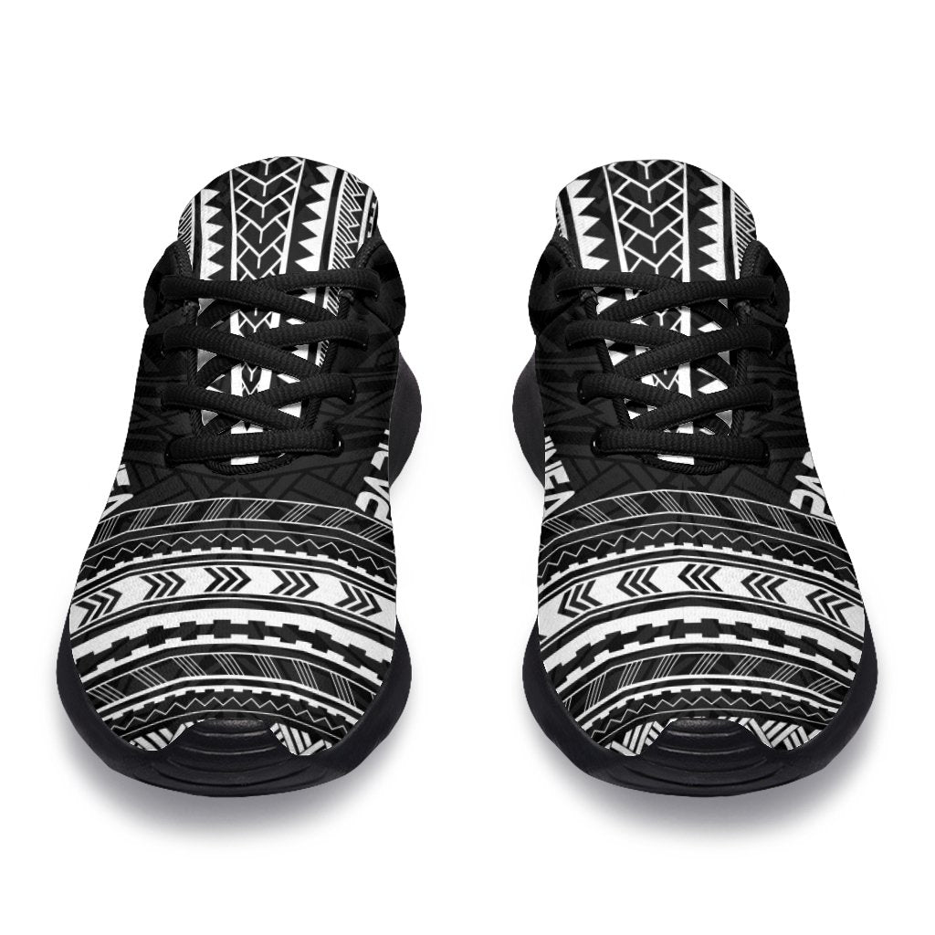 Papua New Guinea Sporty Sneakers - Polynesian Chief Black Version - Polynesian Pride