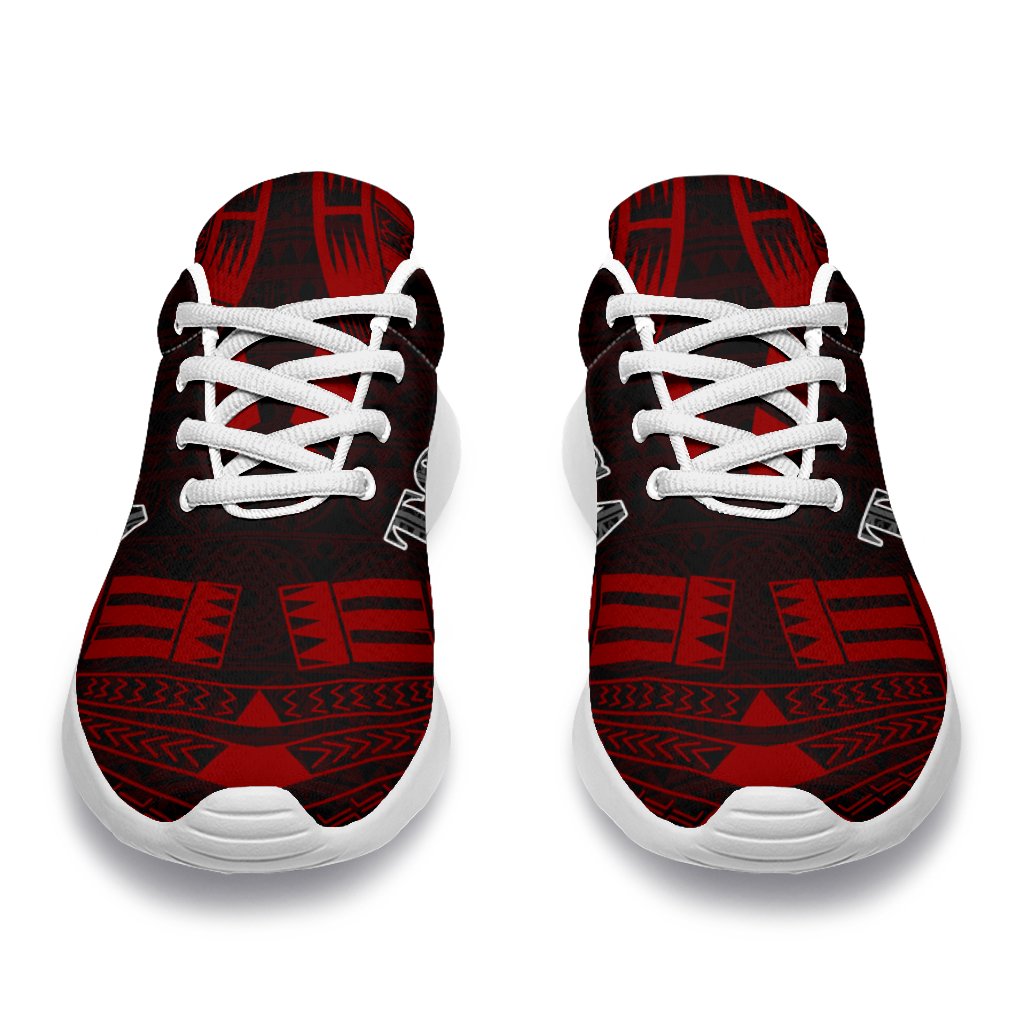 Tonga Sport Sneakers - Polynesian Tattoo Red - Polynesian Pride