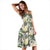 Hawaii Tropical Jungle Parrots And Flamingos Midi Dress - Polynesian Pride