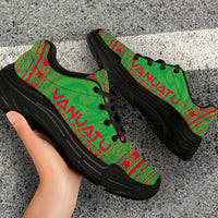 Vanuatu Chunky Sneakers - Polynesian Chief Flag Version - Polynesian Pride