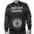 American Samoa Men's Bomber Jacket - Seal In Polynesian Tattoo Style ( Black) - Polynesian Pride